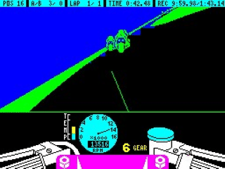 TT Racer screenshot 3 for ZX Spectrum